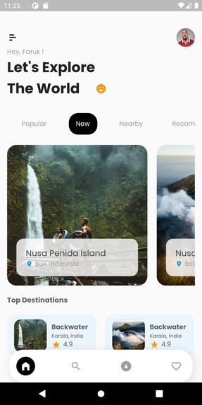 Travel-App – screenshot 1