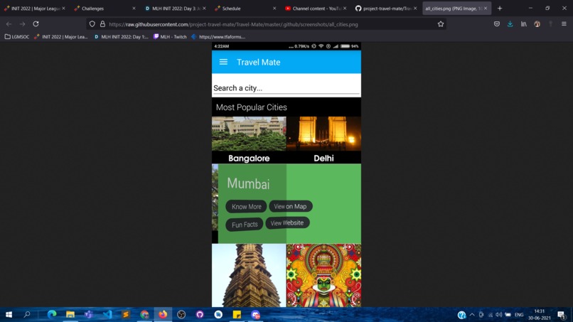 Travelling hack name Travel-Mate – screenshot 1