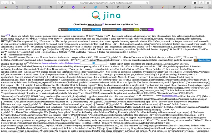 jina – screenshot 1