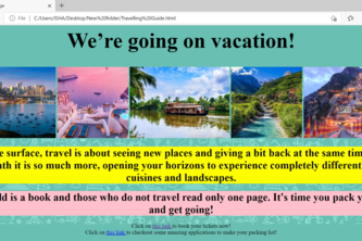 Travel Page