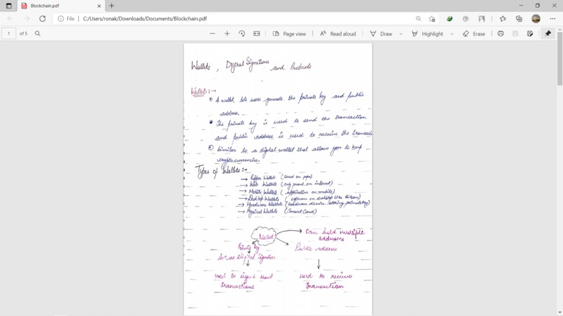 Blockchain – screenshot 1