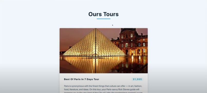 TourApp  – screenshot 1