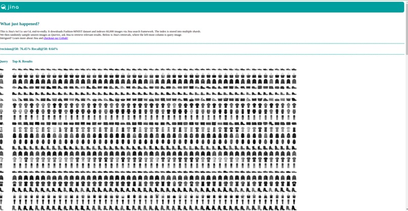 JINA HELLO WORLD PROJECT – screenshot 1