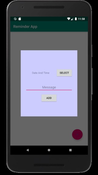 Reminder App – screenshot 2