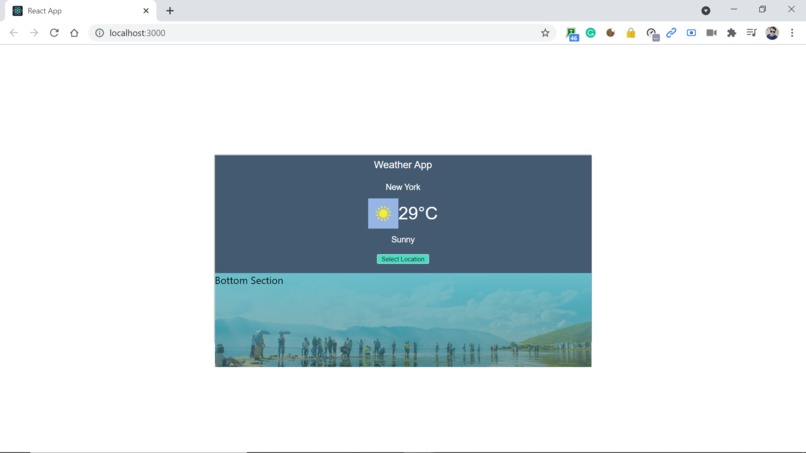 Weather-App – screenshot 1