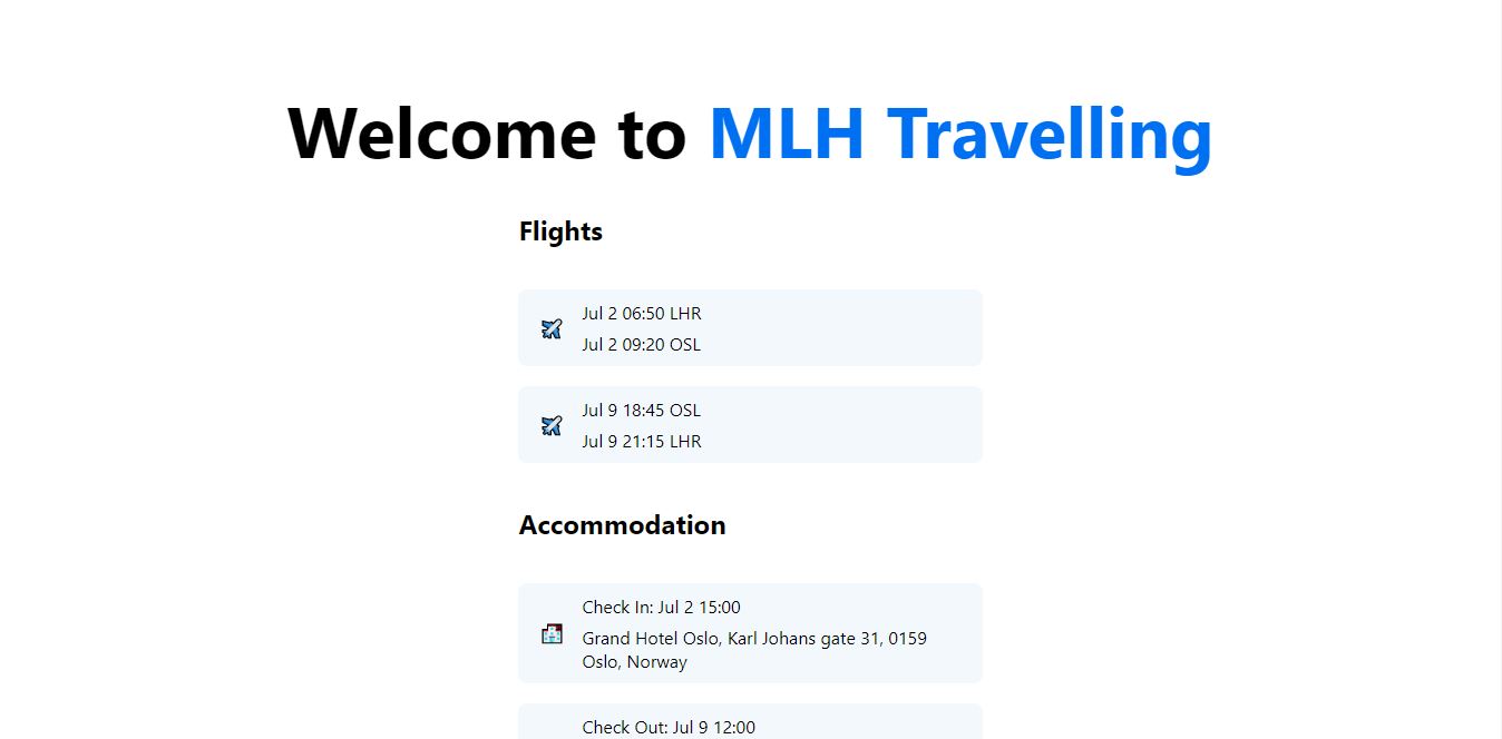 MLH Travelling | Devpost
