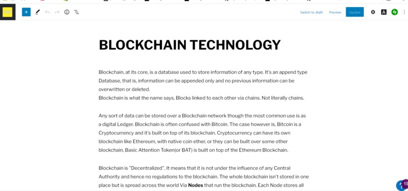 Blockchain Discovery – screenshot 1