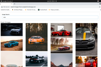 Image Search App using React 