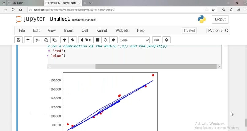 Data visualizer  – screenshot 2