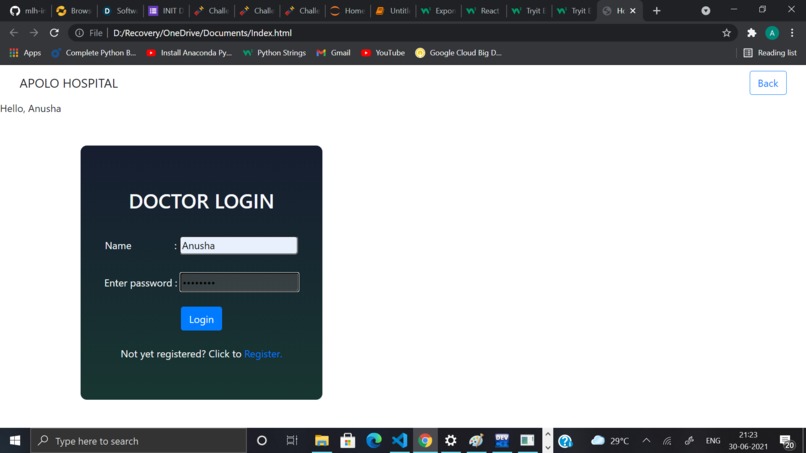 react – screenshot 1