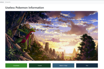 Useless Pokemon Travel Guide