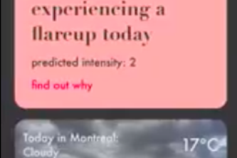 Autoimmune disease flare up predictor