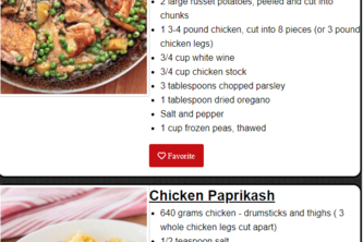 Build a Recipe Maker