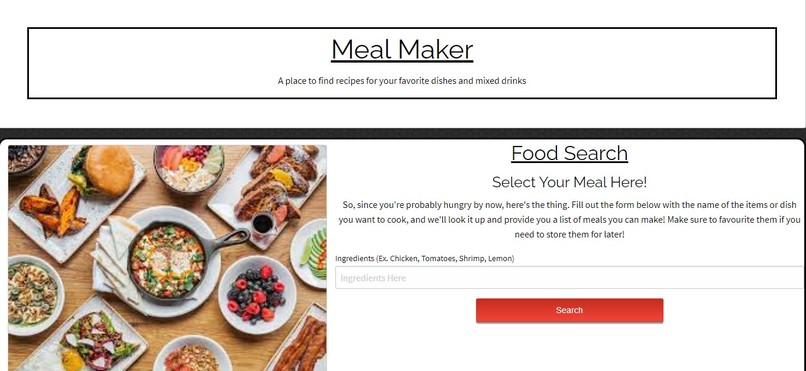 Recipe Finder – screenshot 1