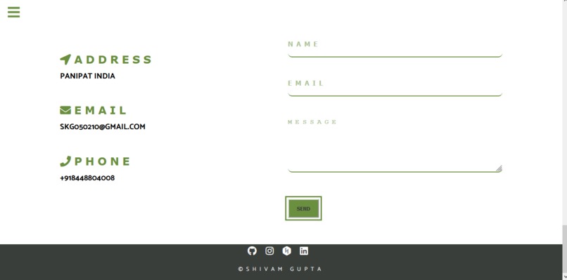 Personal Portfolio Website – screenshot 1