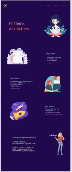 Portfolio redesign – screenshot 1