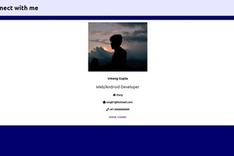 Personal Website – screenshot 1