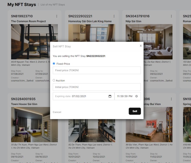 NFT Stays – screenshot 5