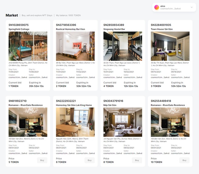 NFT Stays – screenshot 2