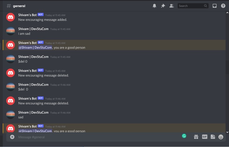Discord Bot – screenshot 2