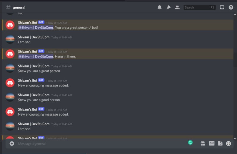 Discord Bot – screenshot 3