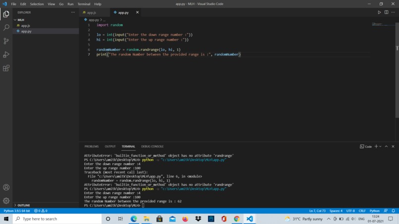 Random Number Generator – screenshot 1