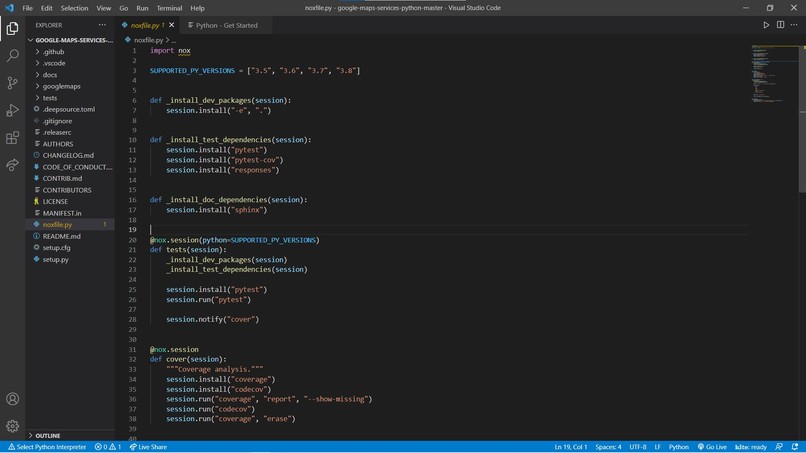 Maps API – screenshot 1