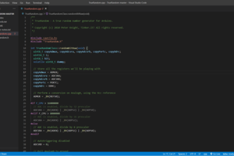 Random number generator.
