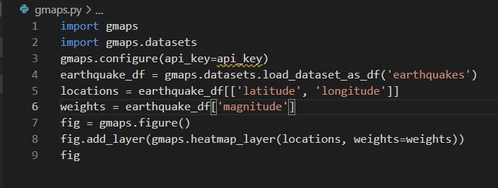 Heatmap of Earthquake Activity – screenshot 2