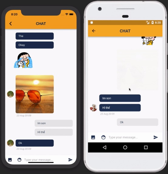 Chat Application – screenshot 1