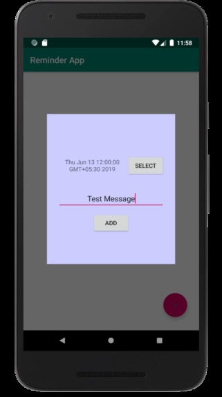 Remainder App – screenshot 1