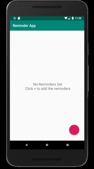 Reminder App – screenshot 1