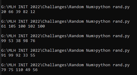 Random number generator – screenshot 1