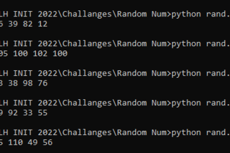 Random number generator