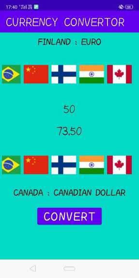 Currency convertor – screenshot 2