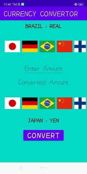 Currency convertor – screenshot 3