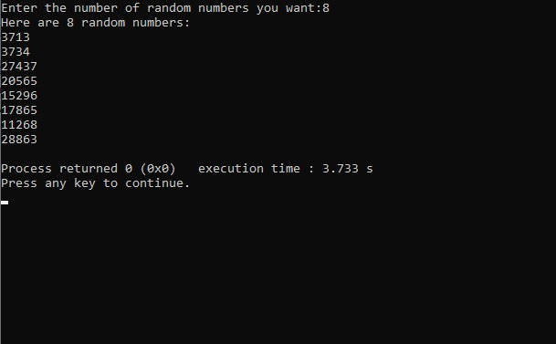 Random Number Genrator – screenshot 1