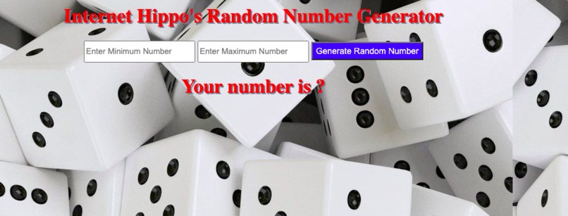 IH Random Number Generator – screenshot 1