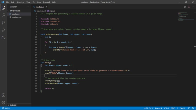 Randomizer-In-C – screenshot 1