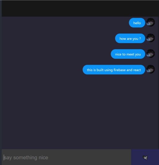 Chat App – screenshot 1