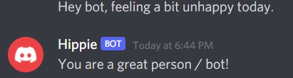 Hippie - The Motivational Discord Bot – screenshot 1