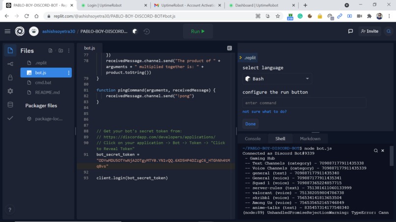 Discord Bot – screenshot 1