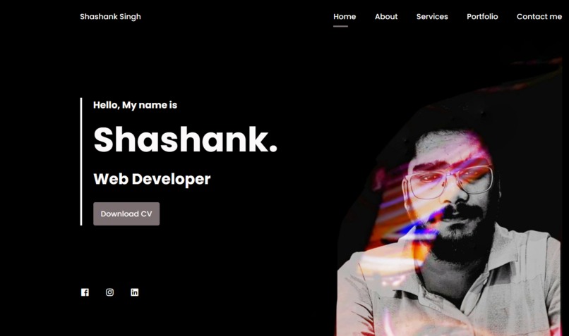 Portfolio – screenshot 1