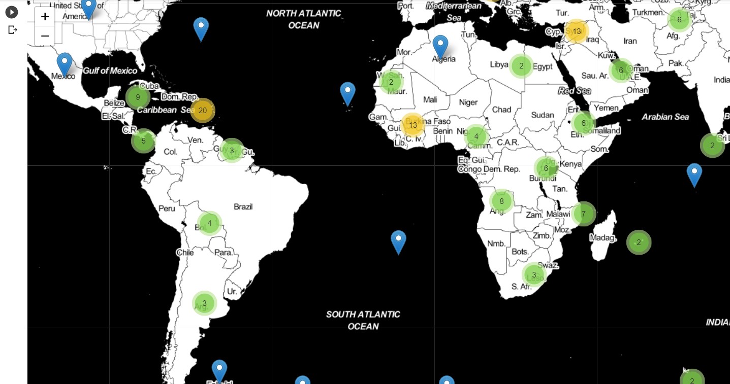Map plotting with python | Devpost