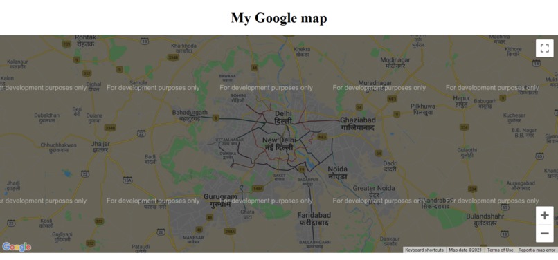 My Google Map – screenshot 1