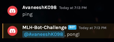 Ping Pong Discord Bot – screenshot 1