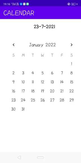 Calendar – screenshot 3