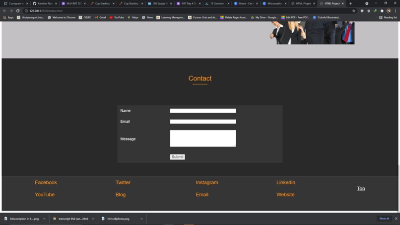 portfolio – screenshot 1