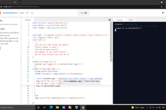 my discord bot