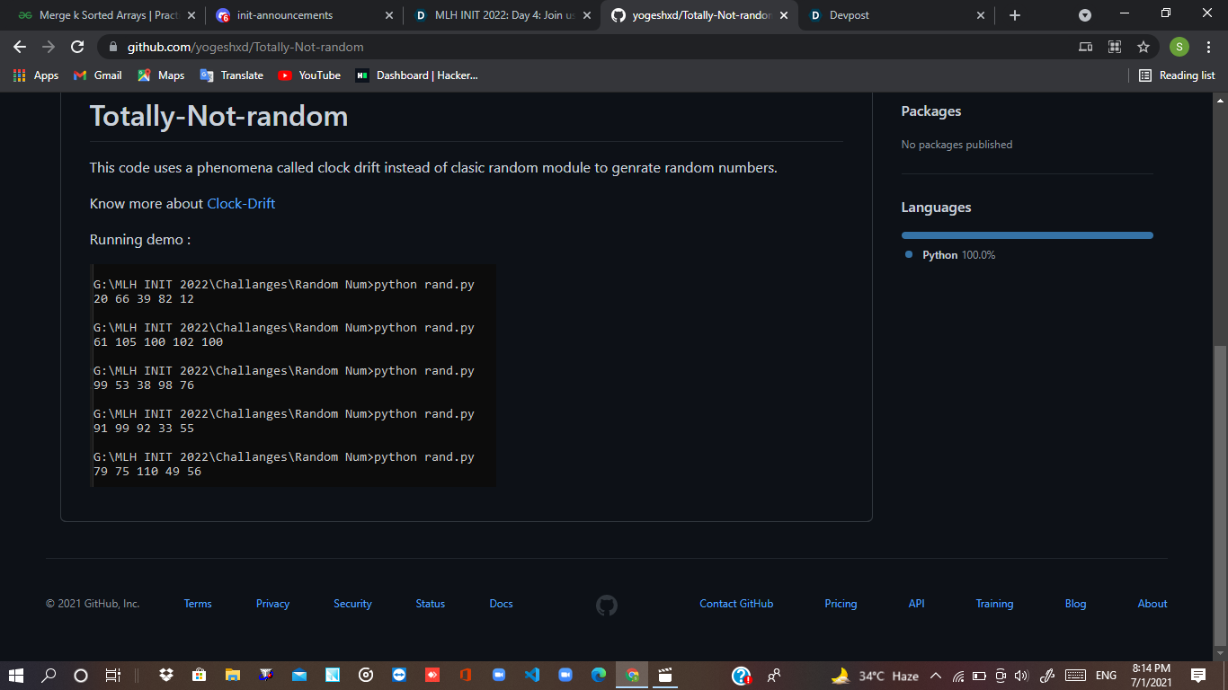 Random Number | Devpost